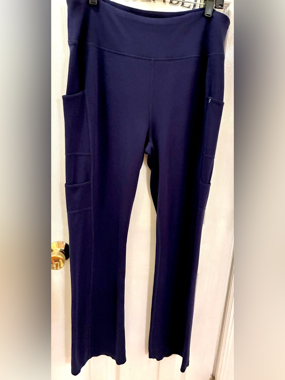 Jaanuu Navy Straight-Leg Utility Pocket Pants